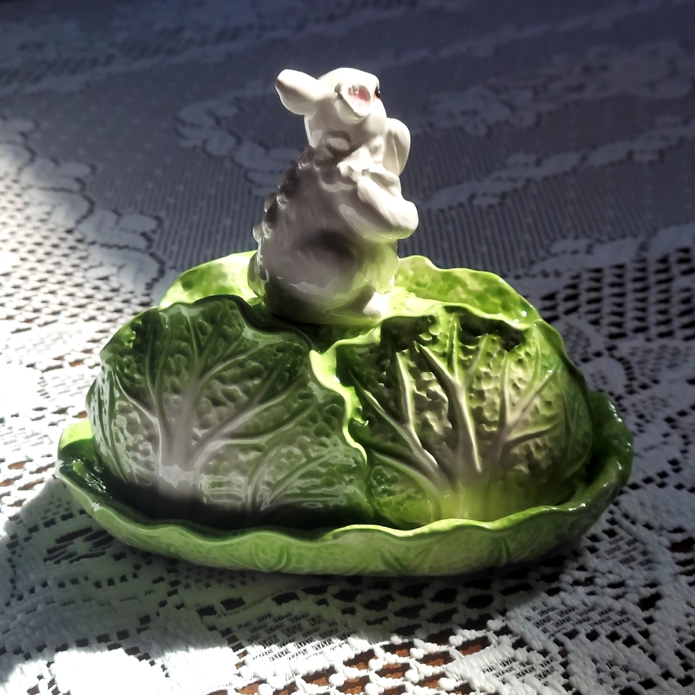 Bunny Butter Dish - Picture 3 of 10